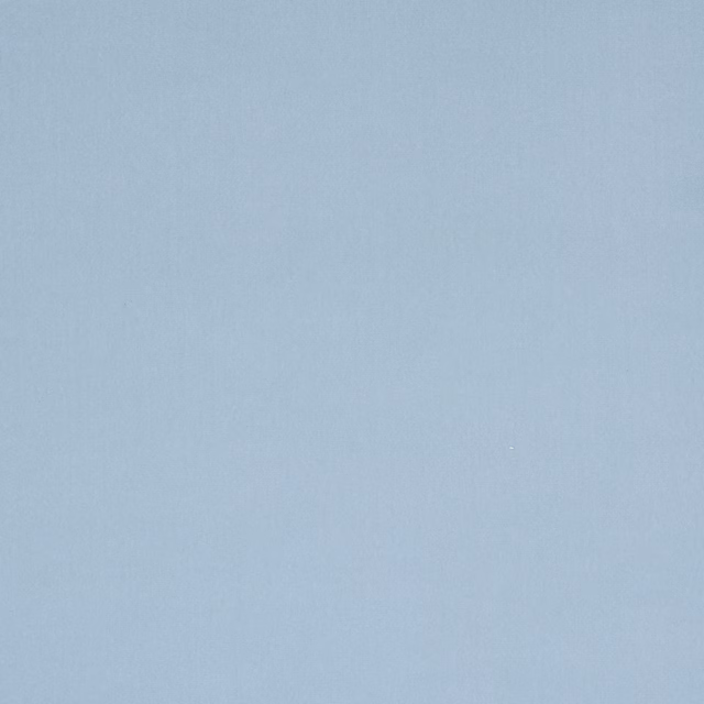 Pale icy blue plain fabric swatch with a smooth matte weave