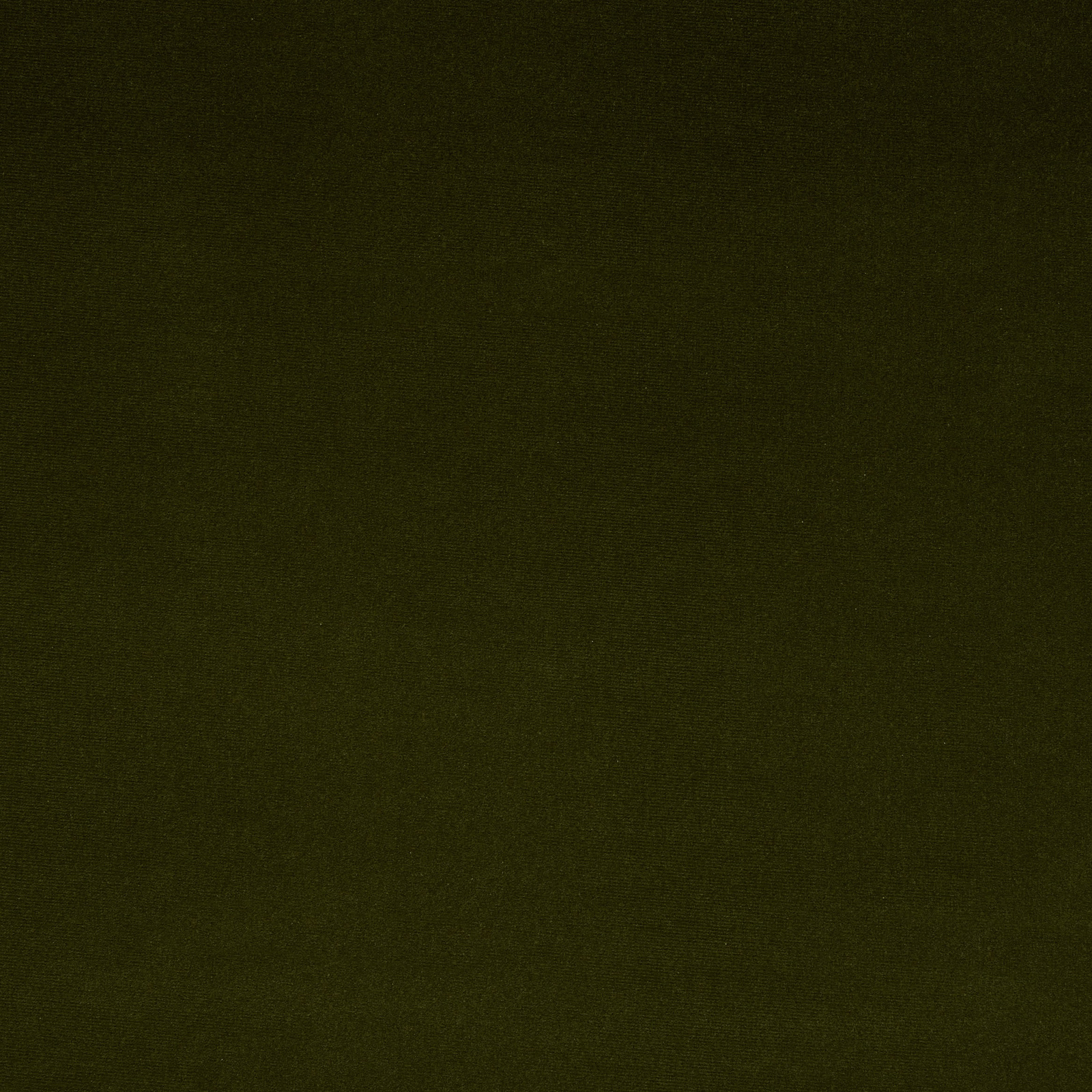 Deep moss olive plain-woven fabric swatch with a soft matte finish