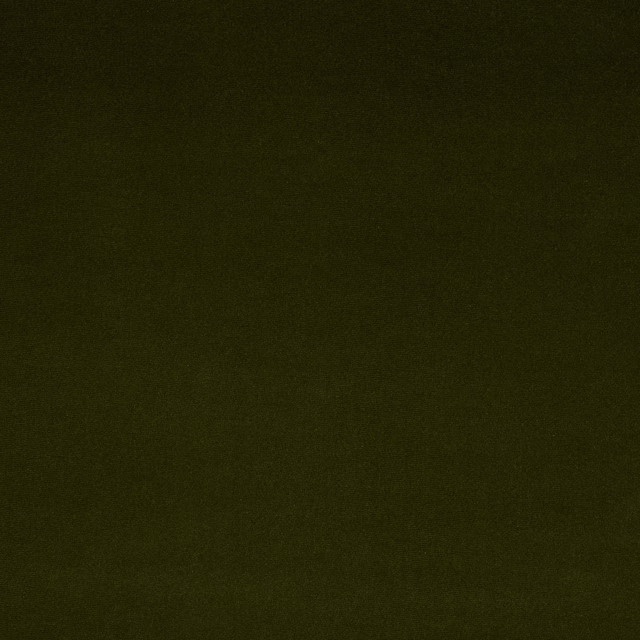 Deep moss olive plain-woven fabric swatch with a soft matte finish