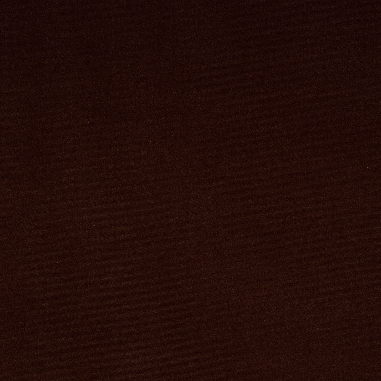 Dark chocolate brown plain-woven fabric swatch with a soft matte texture