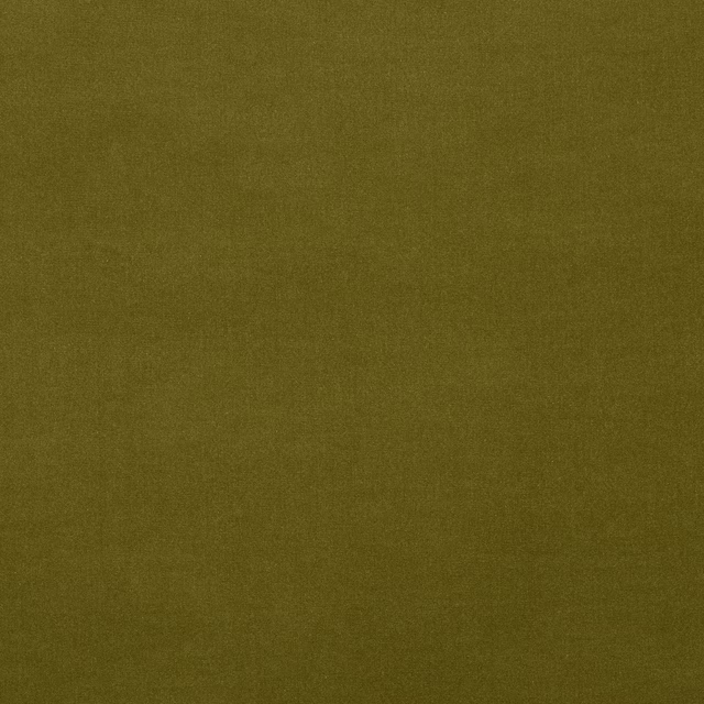 Muted olive green plain woven fabric swatch with a soft matte finish
