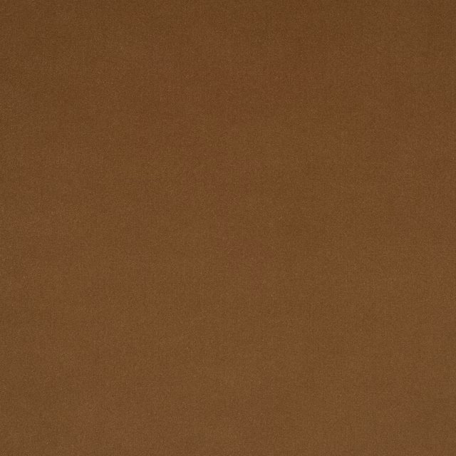 Warm ficelle brown plain-woven fabric swatch with a matte finish
