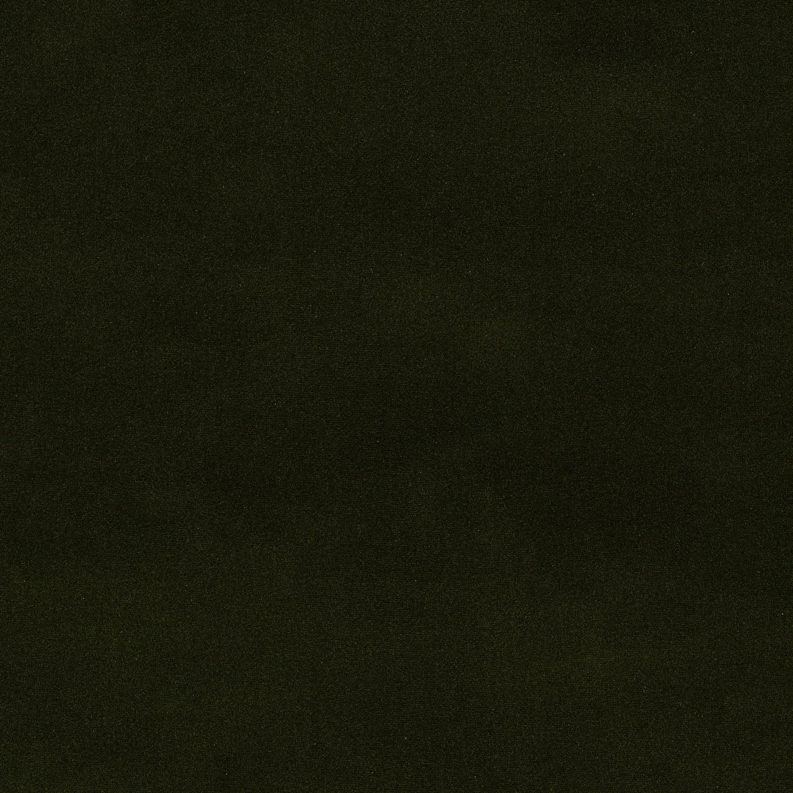 Dark forest olive plain fabric swatch with a soft matte texture