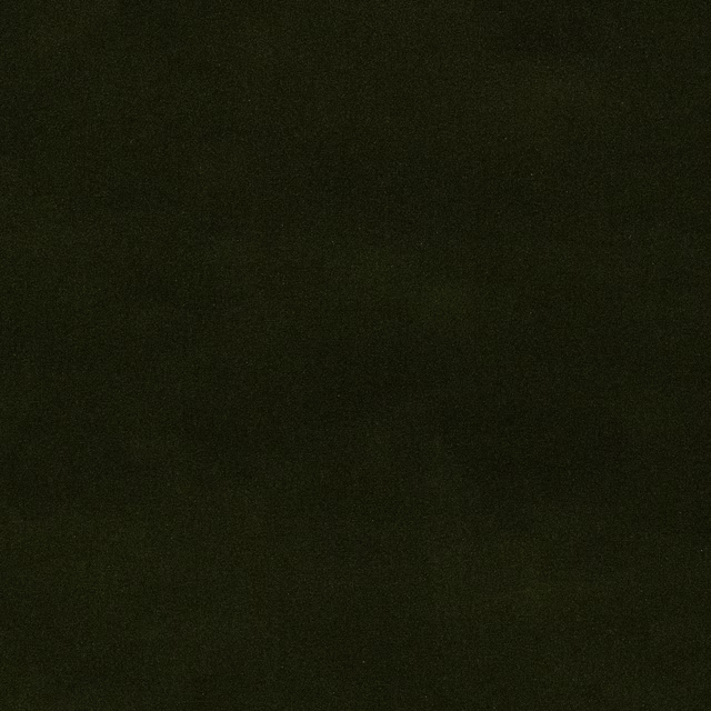 Dark forest olive plain fabric swatch with a soft matte texture