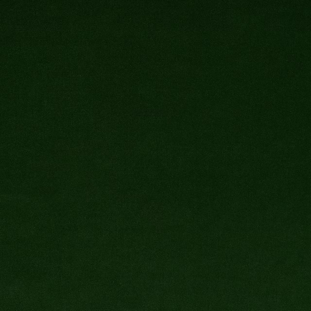 Dark moss green plain fabric with a soft velvety surface