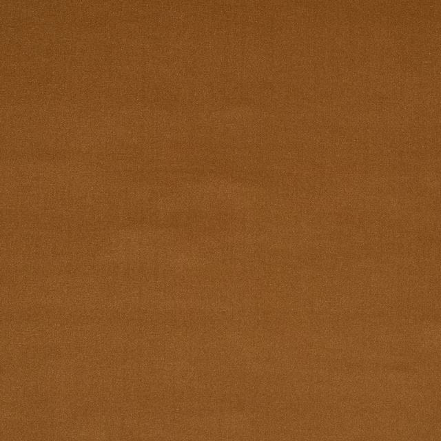 Plain warm tobacco brown fabric with a soft, lightly lustrous weave