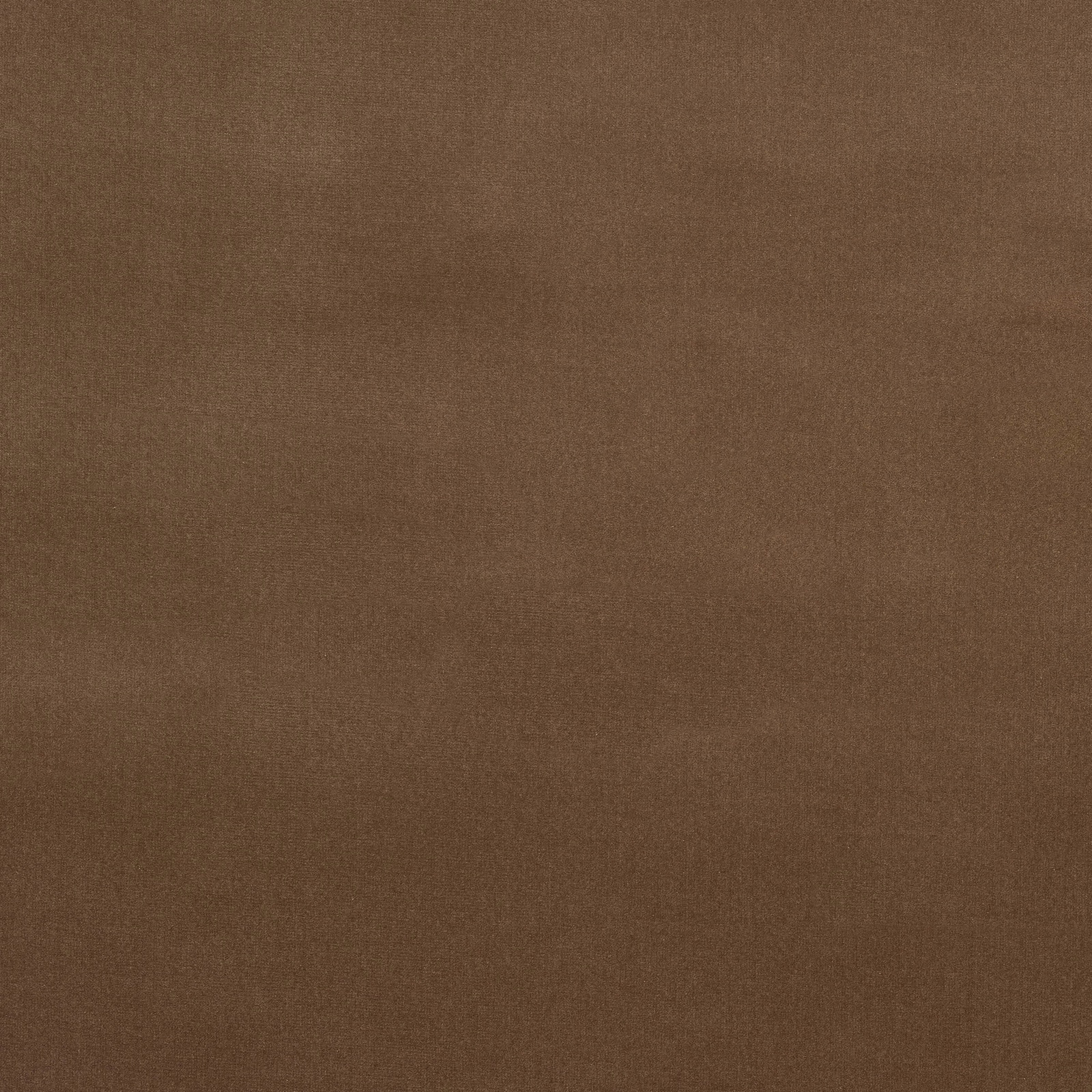 Close-up of warm cocoa taupe plain-woven fabric with a matte, even texture