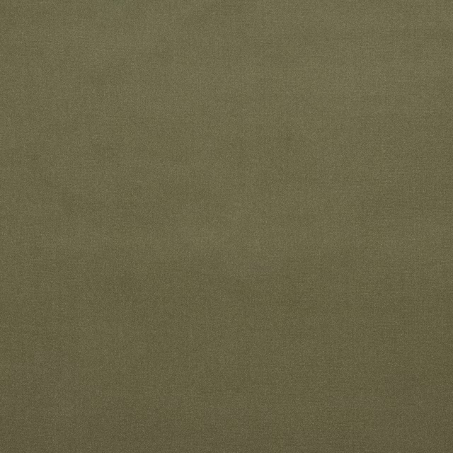 Muted olive-green plain fabric swatch with a soft matte finish