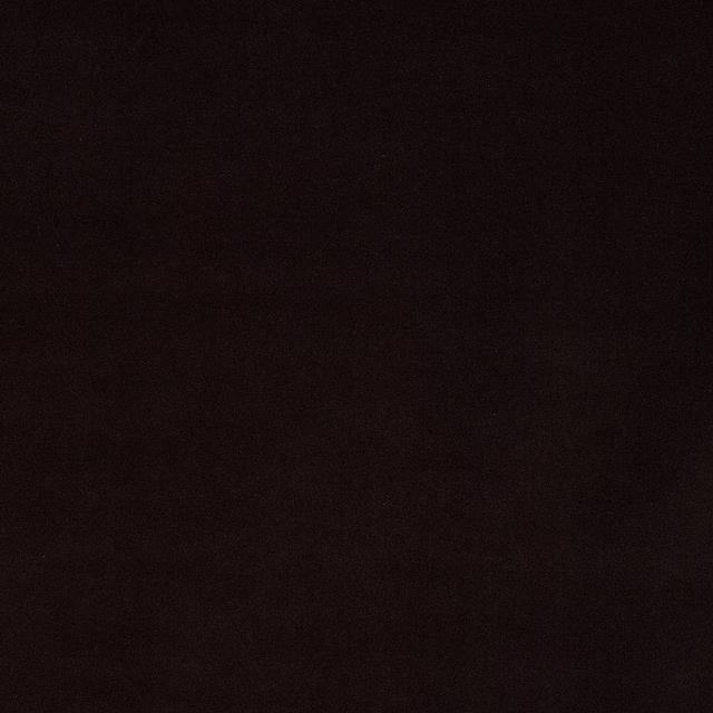 Dark espresso brown plain-woven fabric with a soft matte surface