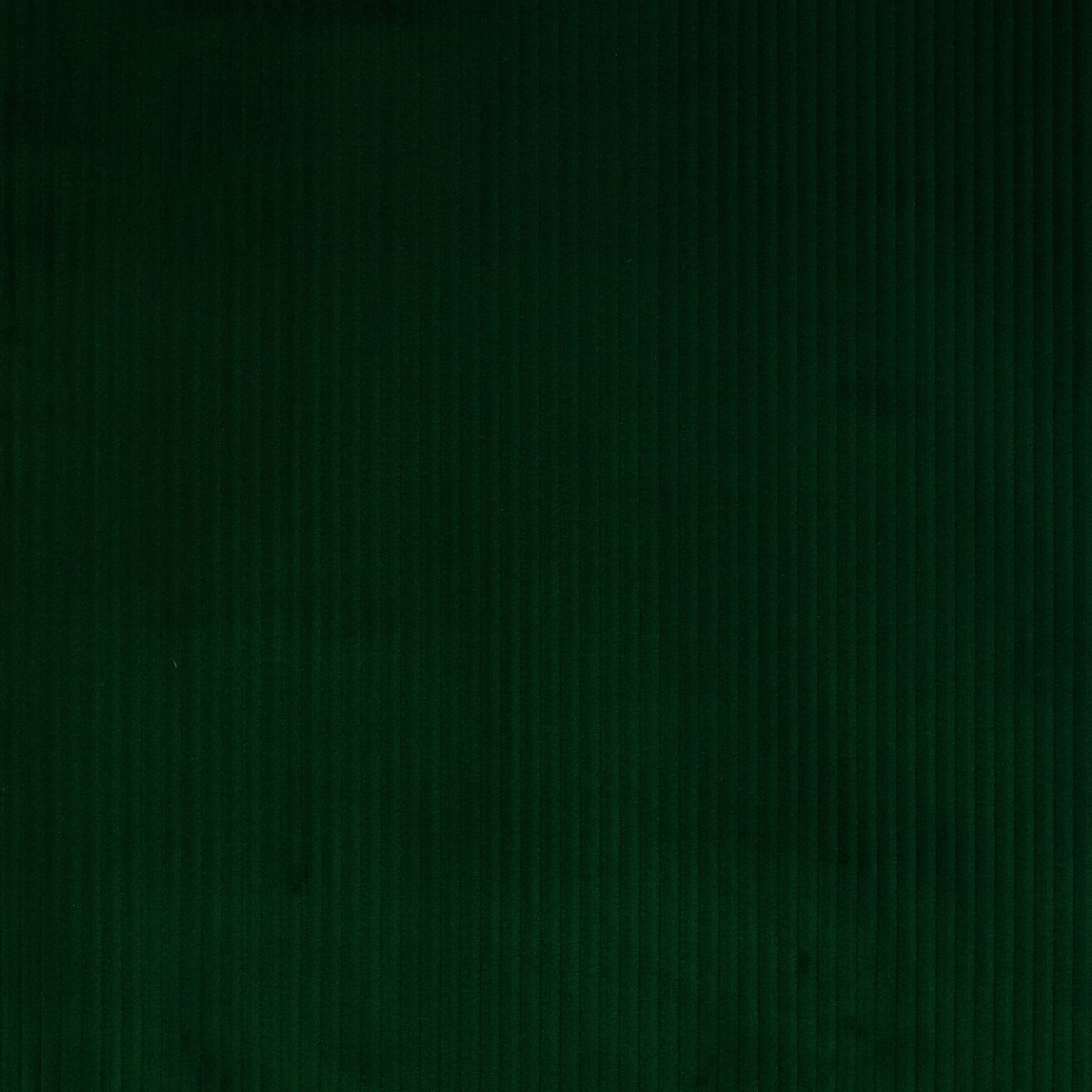Deep emerald green woven fabric with fine vertical strié texture