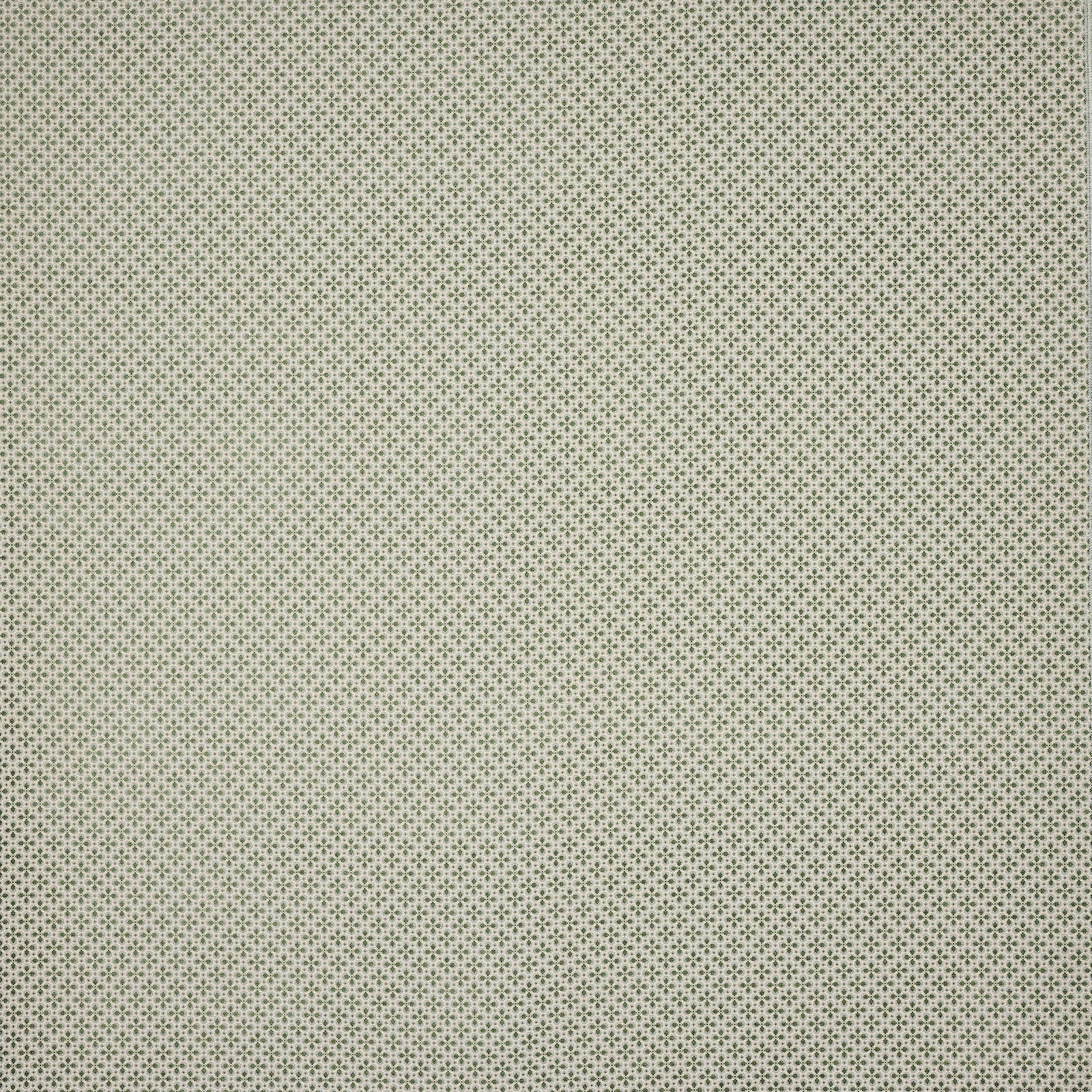 Pale sage green small-scale woven fabric with tiny repeating motif