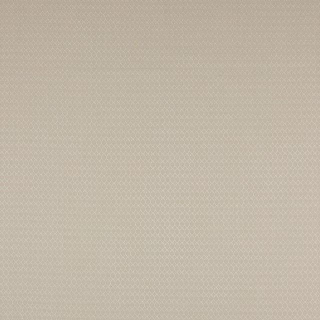 Soft ivory fabric with tiny diamond geometric weave and subtle texture