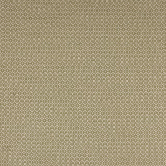 Muted leaf green small-scale woven fabric with fine repeating texture