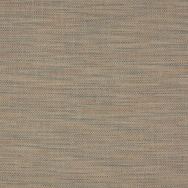 Close-up of a small geometric woven fabric in warm stone beige and grey