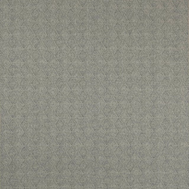 Muted aqua-green geometric diamond fabric with a fine woven texture