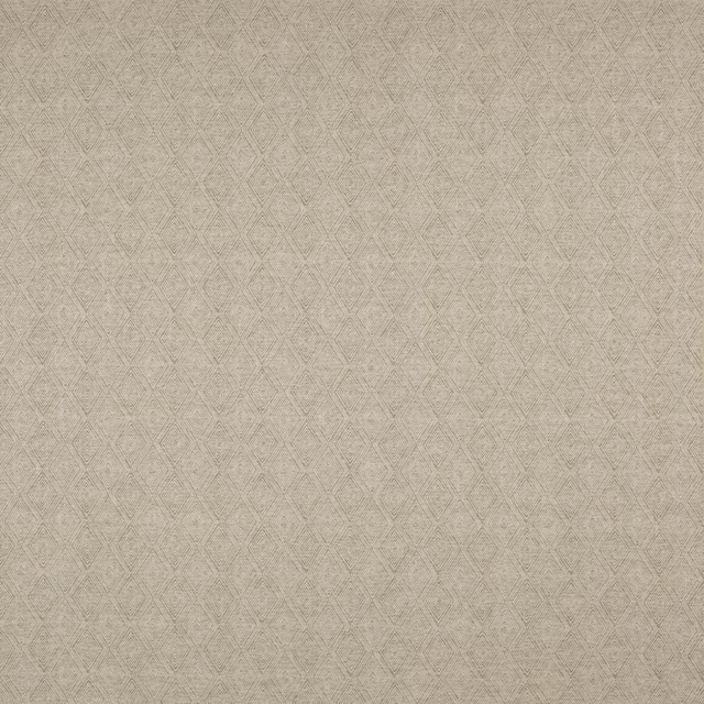 Warm beige diamond-weave fabric swatch with fine geometric texture