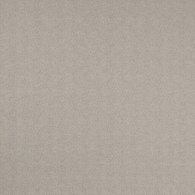 Soft silver-grey geometric fabric swatch with a fine diamond repeat