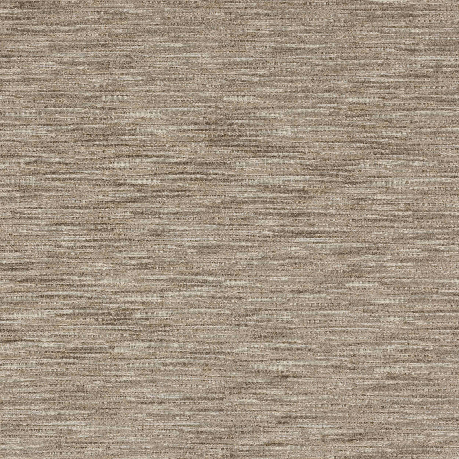 Warm beige textured fabric with fine horizontal slubs and subtle tonal striation