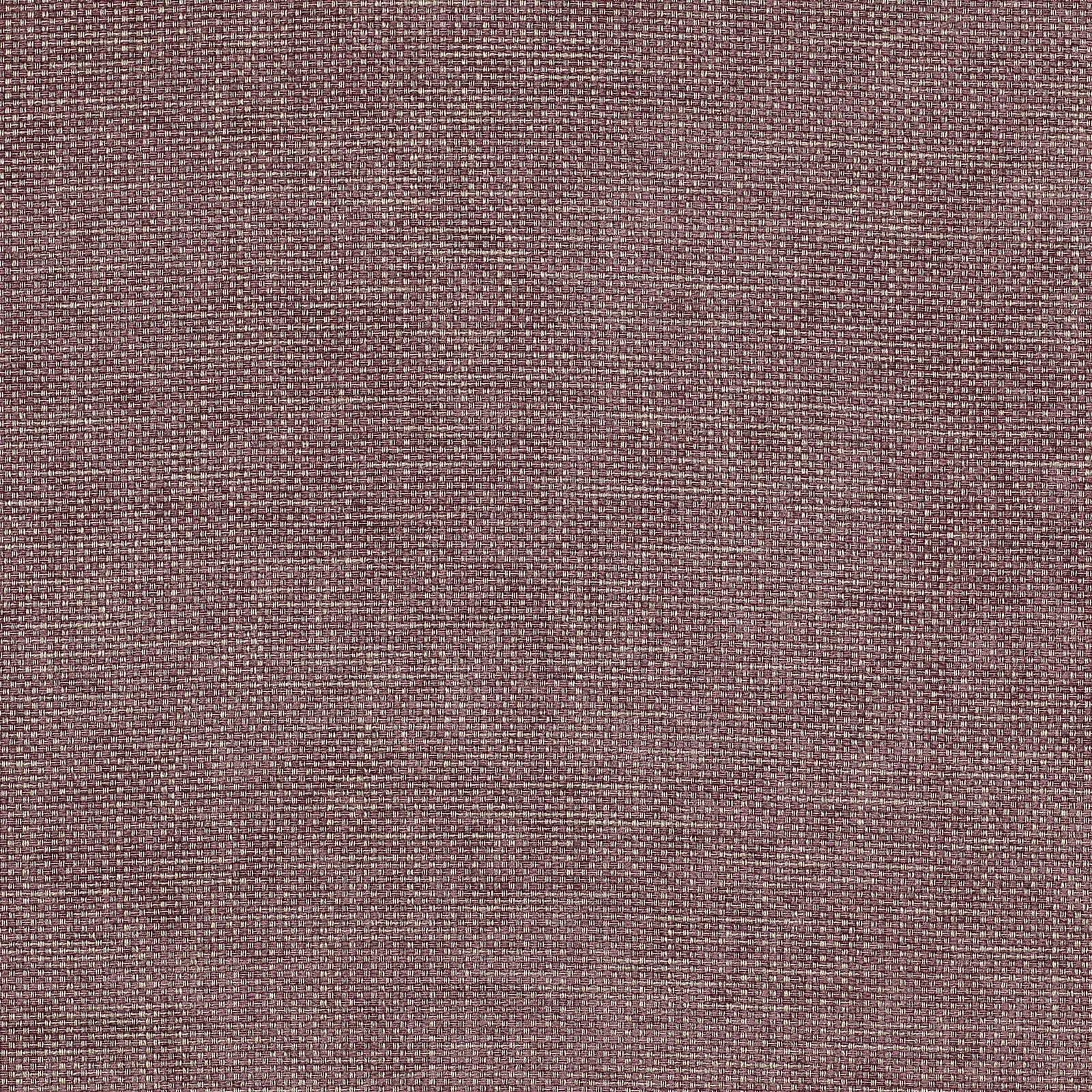 Close-up of muted amethyst mauve woven fabric with fine textured grain