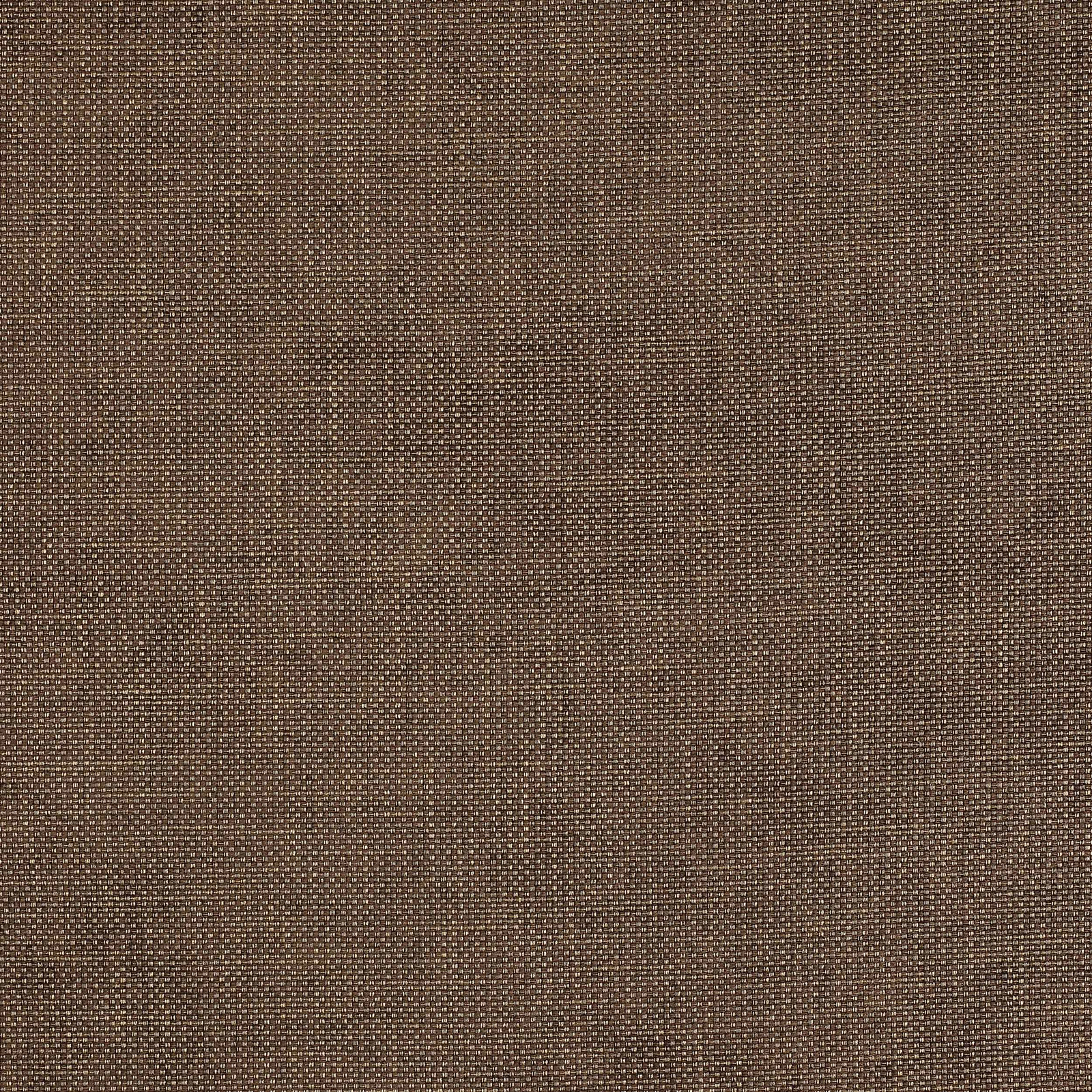 Close-up of a warm taupe-brown plain woven fabric with fine nubby texture