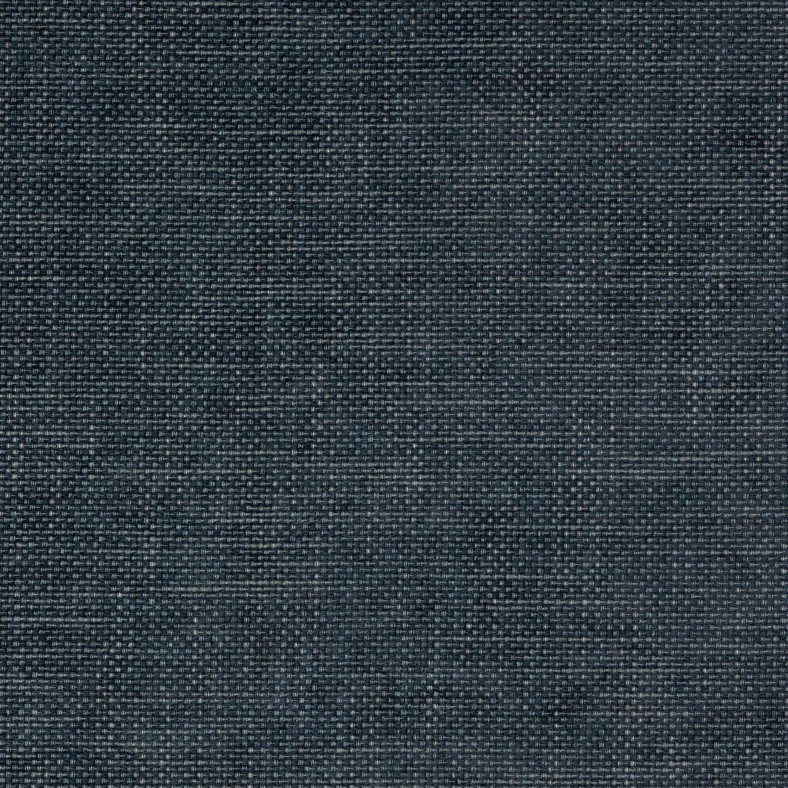 Close-up of dark blue textured woven fabric with a fine speckled surface