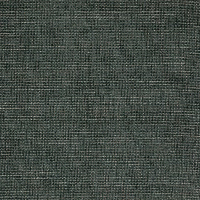 Deep forest green plain woven fabric with a fine textured surface