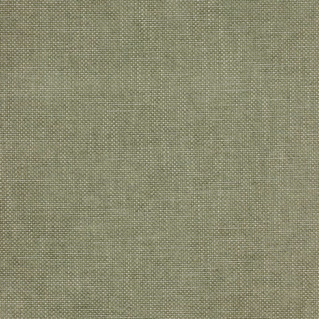 Soft leaf green plain weave fabric with a fine textured surface