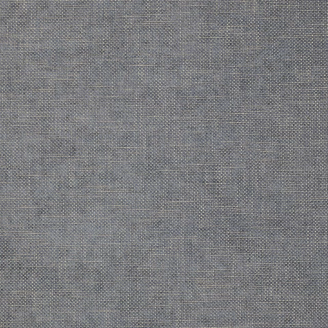 Close-up of muted teal-grey woven fabric with a fine mottled texture
