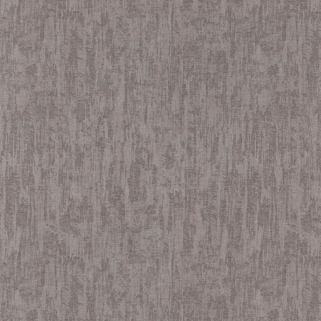 Charcoal-grey wallpaper with distressed vertical striations and soft taupe mottling