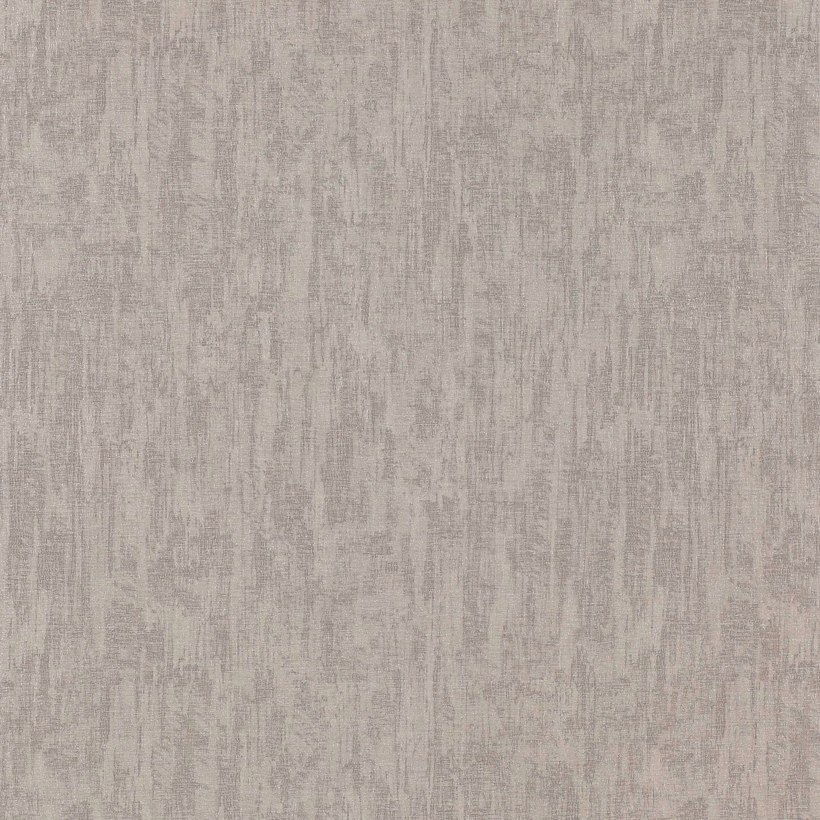 Soft silver-grey wallpaper with distressed vertical striations and subtle greige texture