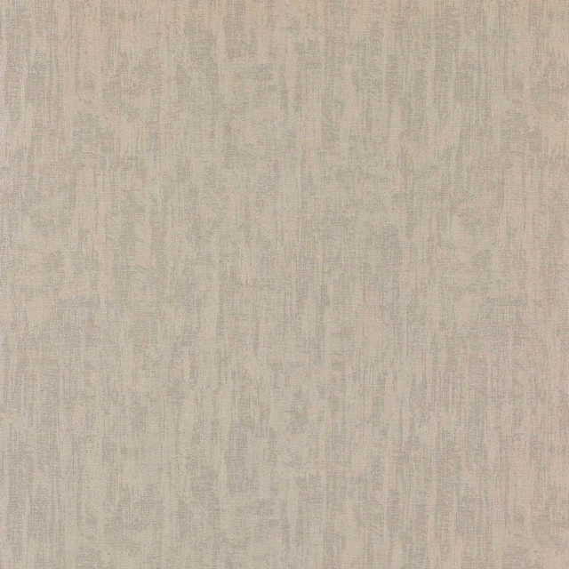 Muted taupe wallpaper with fine vertical striations and softly distressed tonal marks