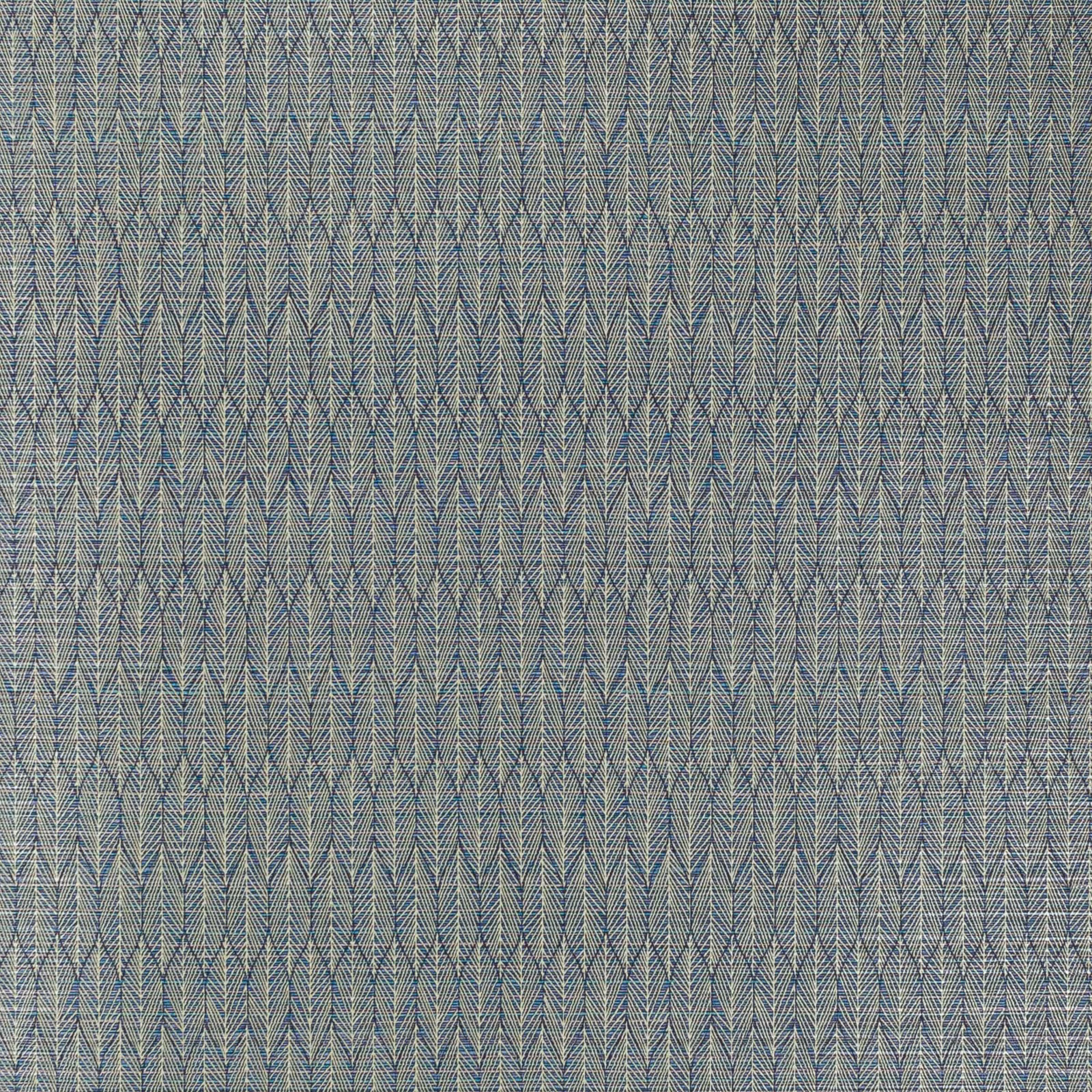Muted midnight blue-grey wallpaper with fine vertical zigzags and pale threadlike lines