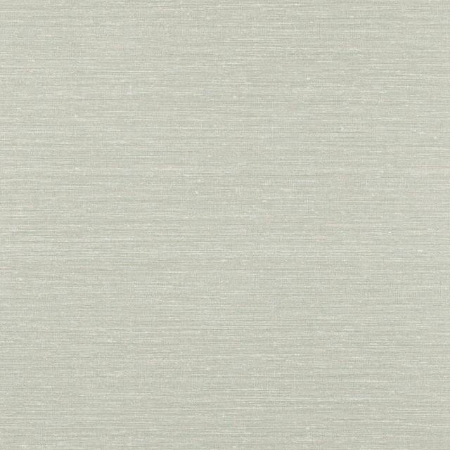 Pale aqua vinyl wallpaper with fine horizontal striations and softly shifting light