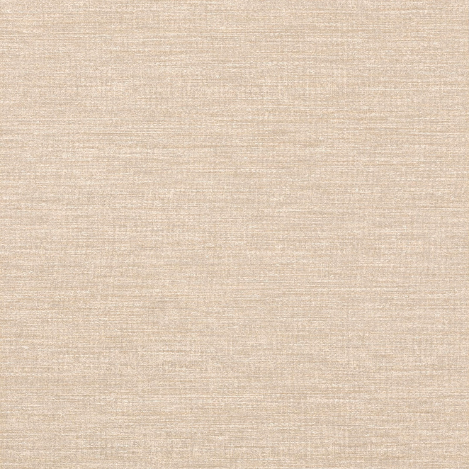 Close view of pale blush-beige wallpaper with fine horizontal striations