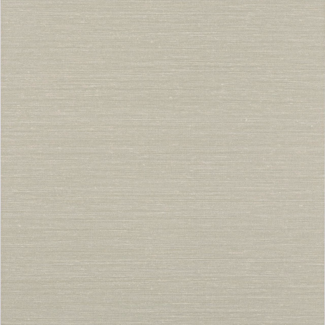 Pale silver-grey wallpaper with fine horizontal striations and a softly mottled surface
