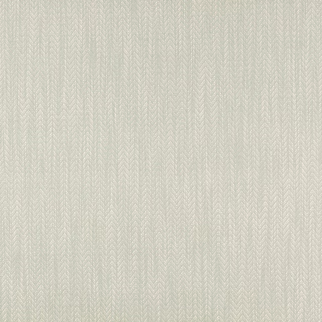 Pale aqua woven fabric with fine herringbone stripes and soft texture