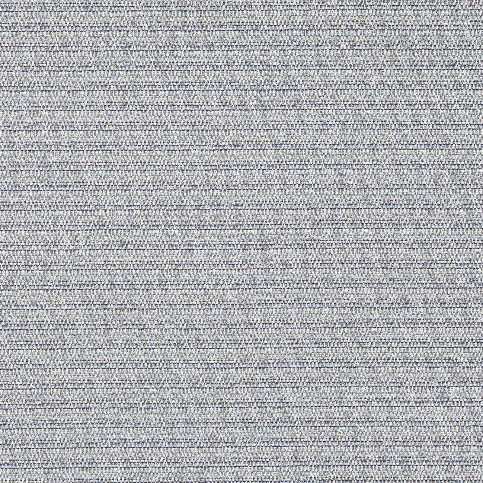 Close-up of a lightly textured slate-blue plain weave with tiny heathered flecks