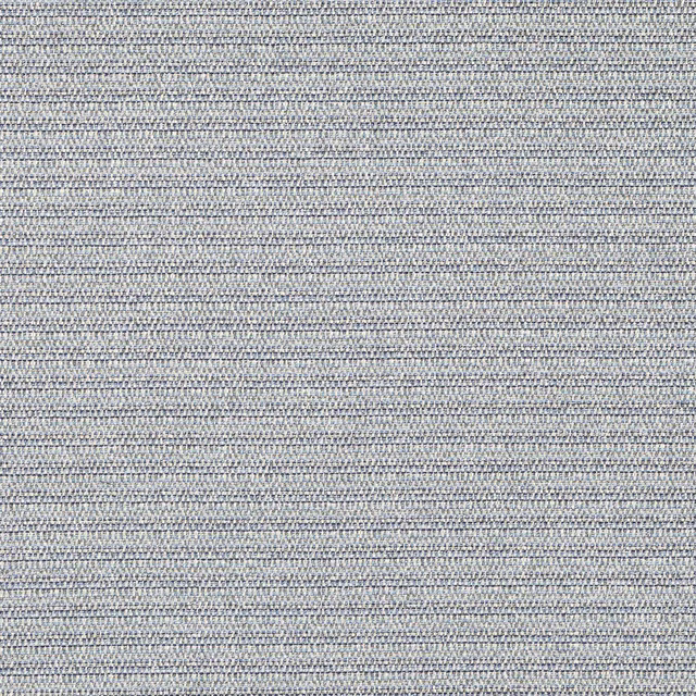 Close-up of a lightly textured slate-blue plain weave with tiny heathered flecks