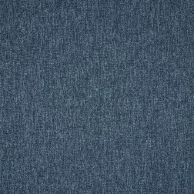 Muted slate-blue plain fabric with fine woven slub texture