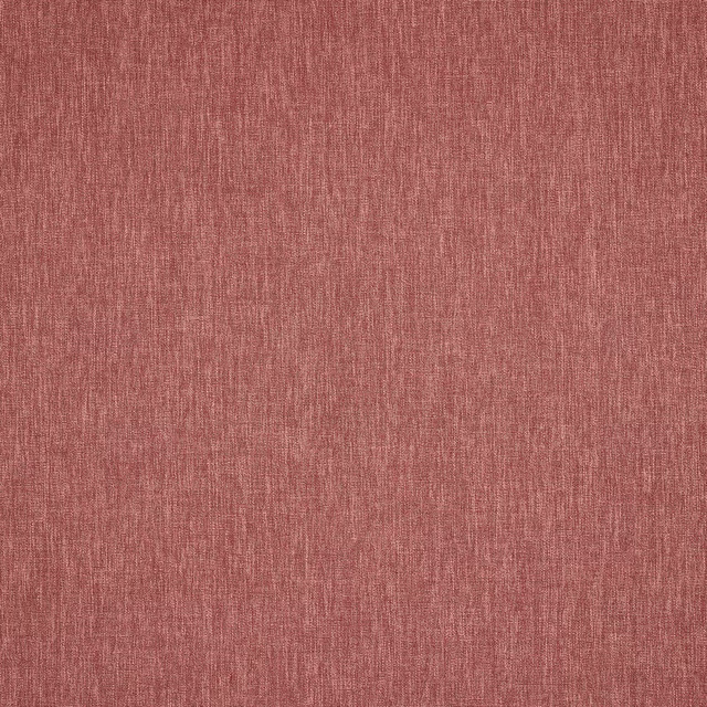 Dusty rose-red plain woven fabric with fine heathered texture
