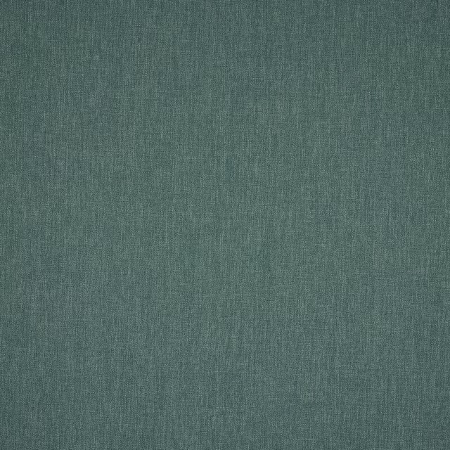 Muted teal plain woven fabric with a fine textured finish