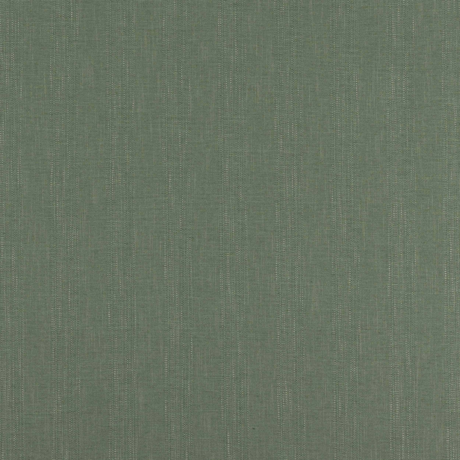 Muted forest green woven fabric with fine vertical stripe texture