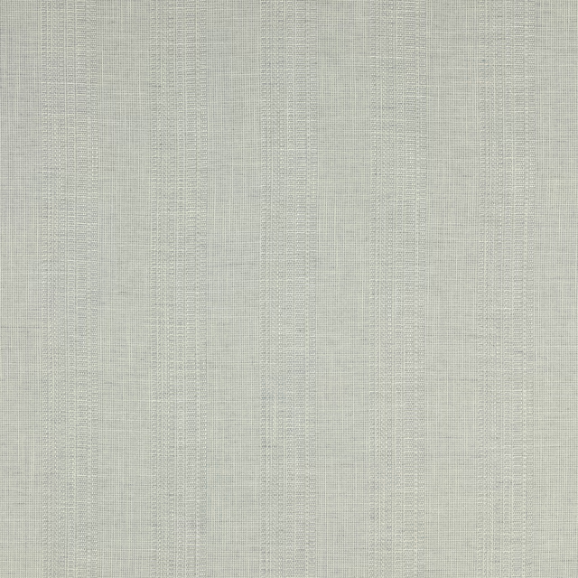 Pale blue-grey striped fabric swatch with subtle woven texture