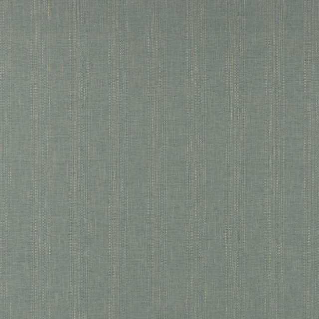 Soft dusty sky blue striped fabric with fine vertical texture