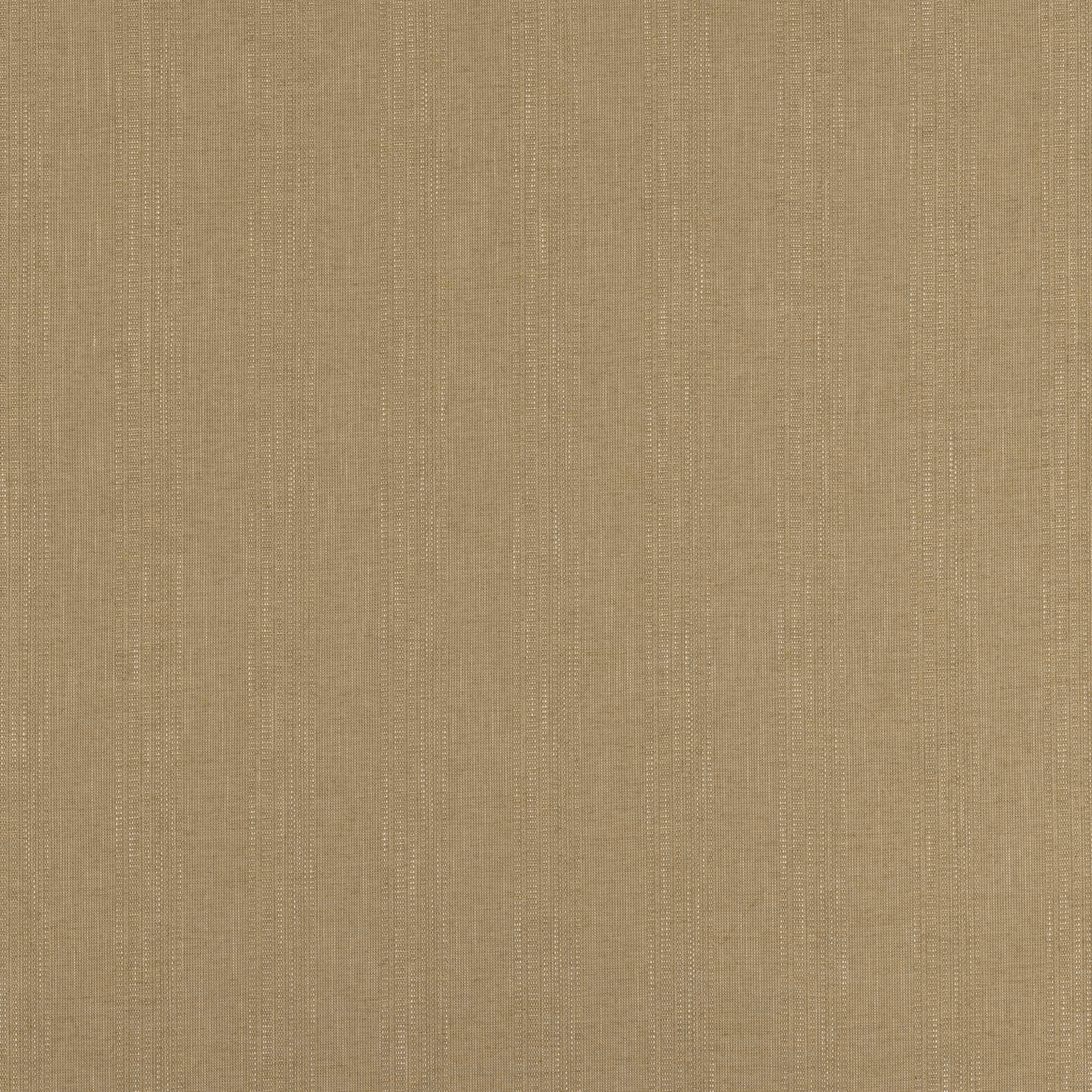 Warm stone-beige striped fabric swatch with fine vertical woven texture