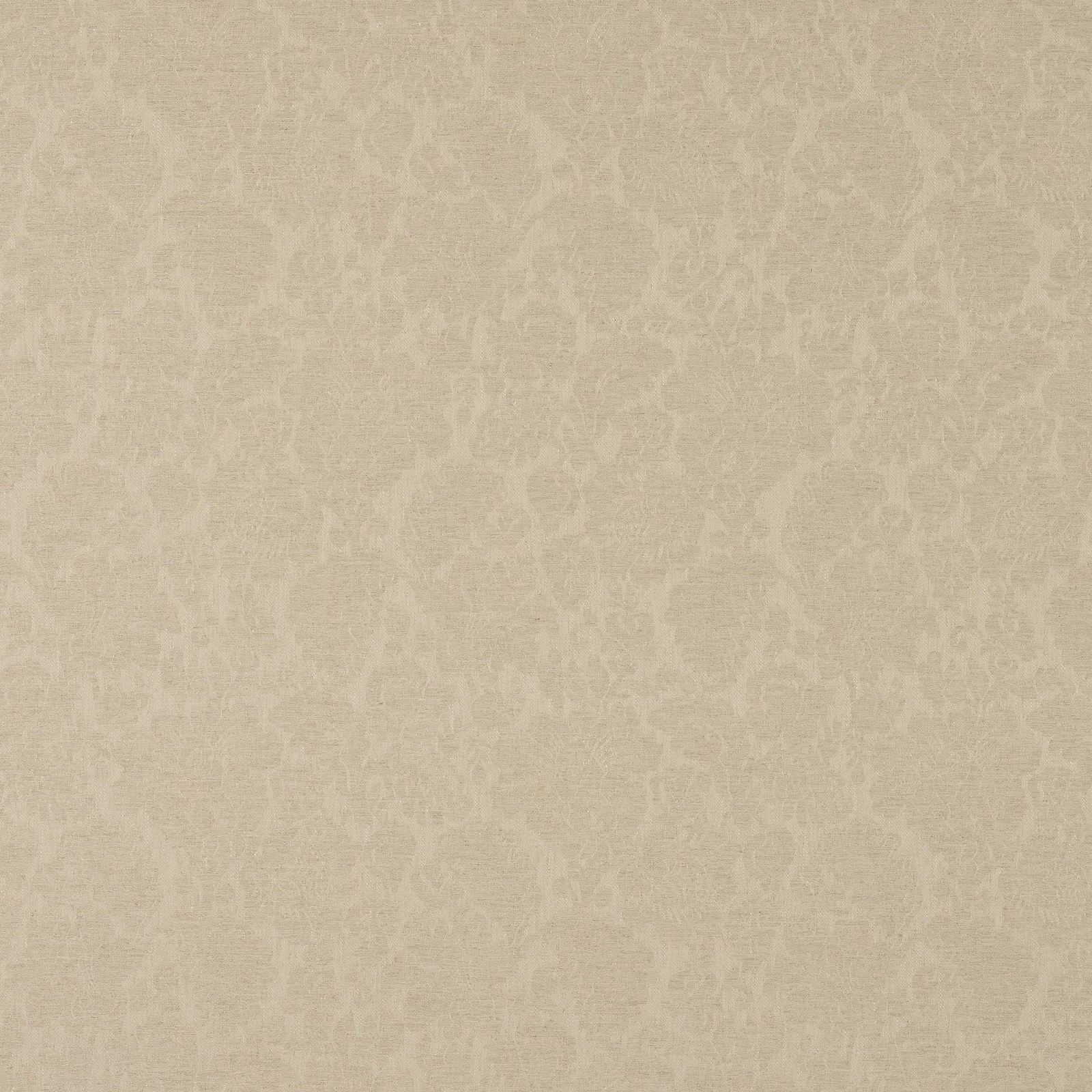 Soft cream woven fabric with a subtle tonal all-over pattern
