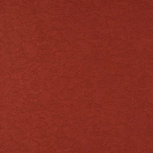 Deep crimson damask fabric with a subtle matt woven texture