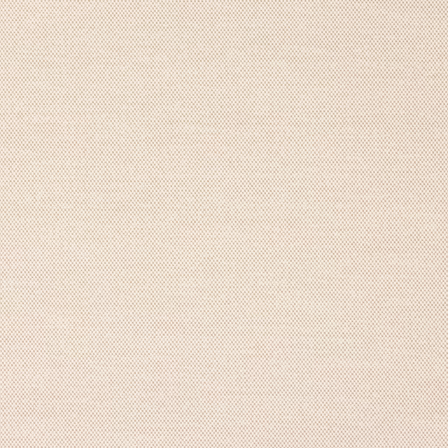 Close-up of a warm cream finely woven fabric swatch with subtle crosshatch texture