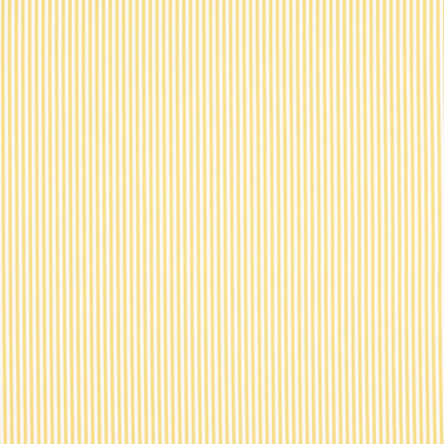 Fine pale yellow vertical stripe fabric on a soft cream ground