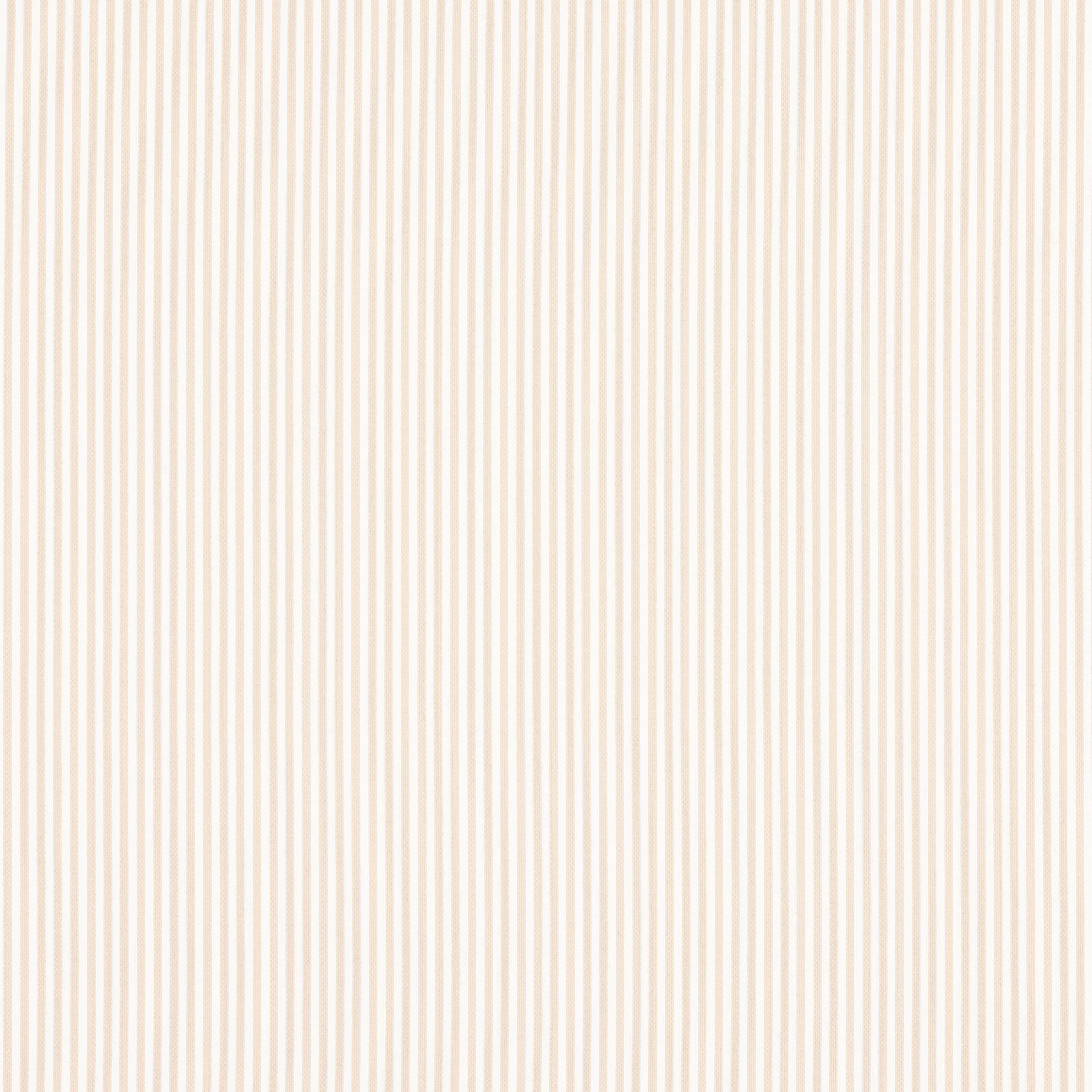 Pale cream fabric swatch with fine vertical sandy stripes